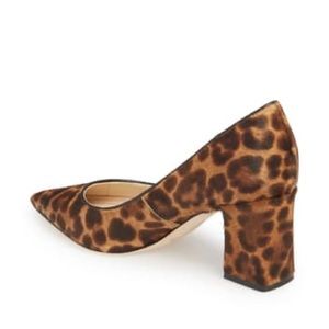 Marc Fisher Pumps Size 7 Chunky Heel Calf Hair